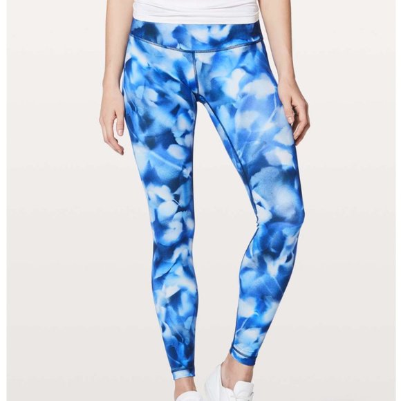 Lululemon Wunder Under LowRise Tight Full-On Luxtreme 28" Blush Blossom Alpine 6 - Picture 1 of 7